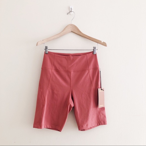 girlfriend collective Pants - Girlfriend Collective High-Rise Bike Short Terra